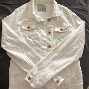 White Denim Jacket